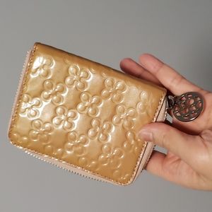 COACH ZIP WALLET PINK